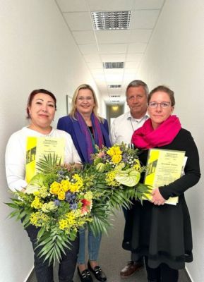 Herzlichen Glückwunsch Nicole Schön-Schwartz und Irina Saslawski!