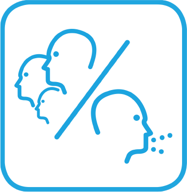 Piktogramm - Abstand halten